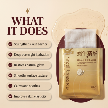 Snail Essence Silk Sheet Mask