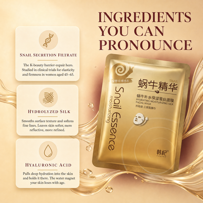 Snail Essence Silk Sheet Mask